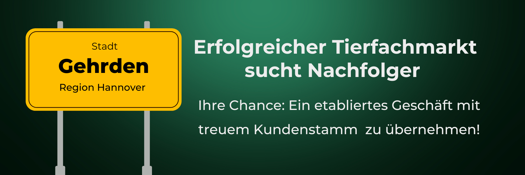 Nachfolger gesucht Gehrden